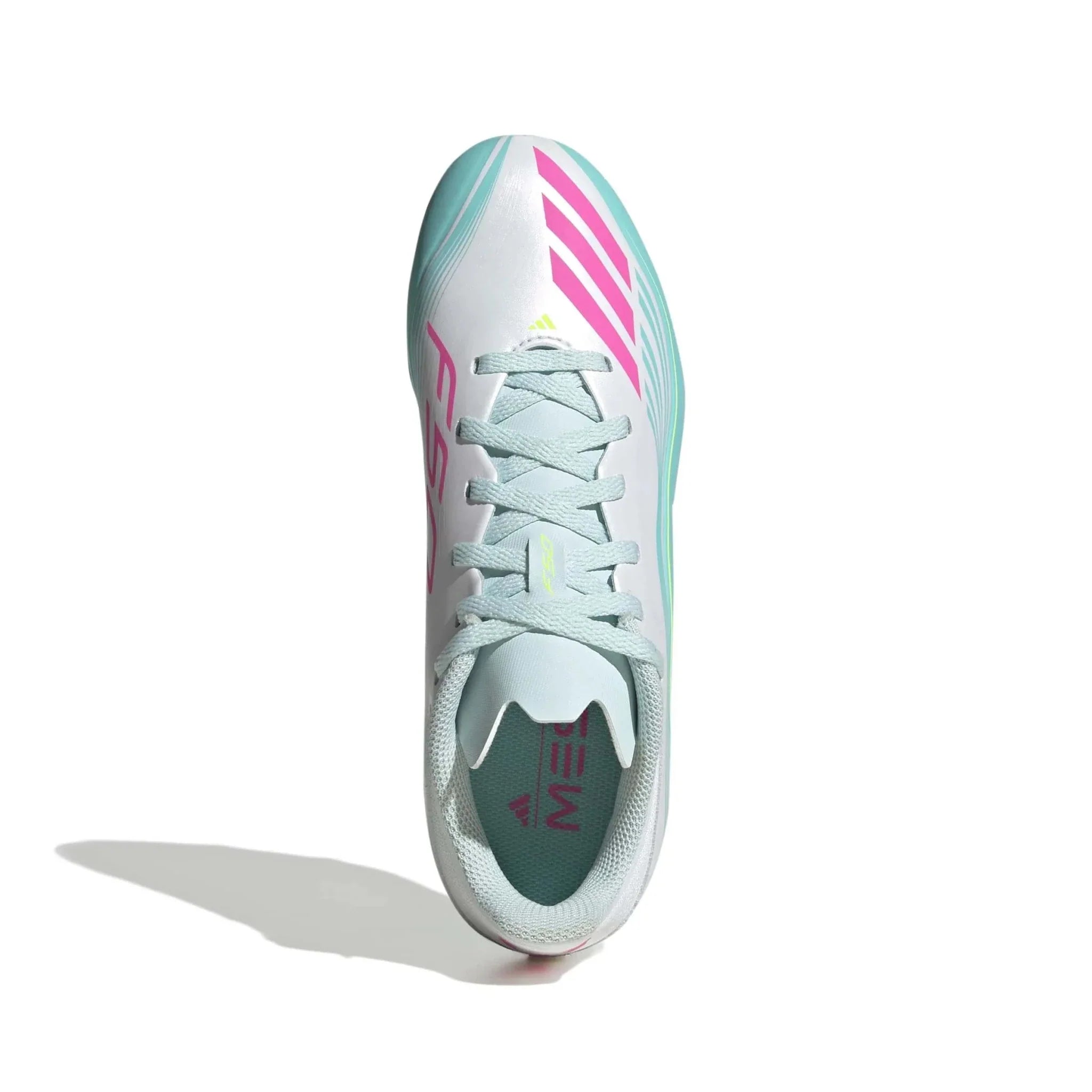 adidas Junior F50 Messi League Firm/Multi Ground Soccer Cleats - Messi Aurora Radiante Pack (SP26)