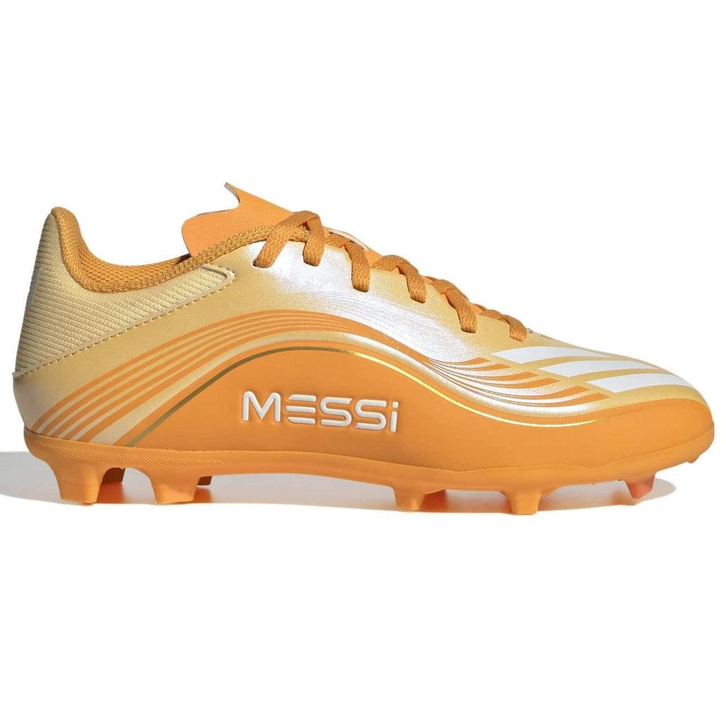 adidas Junior F50 Messi League Firm/Multi Ground Soccer Cleats - Messi Hora Dorada Pack (SP26)