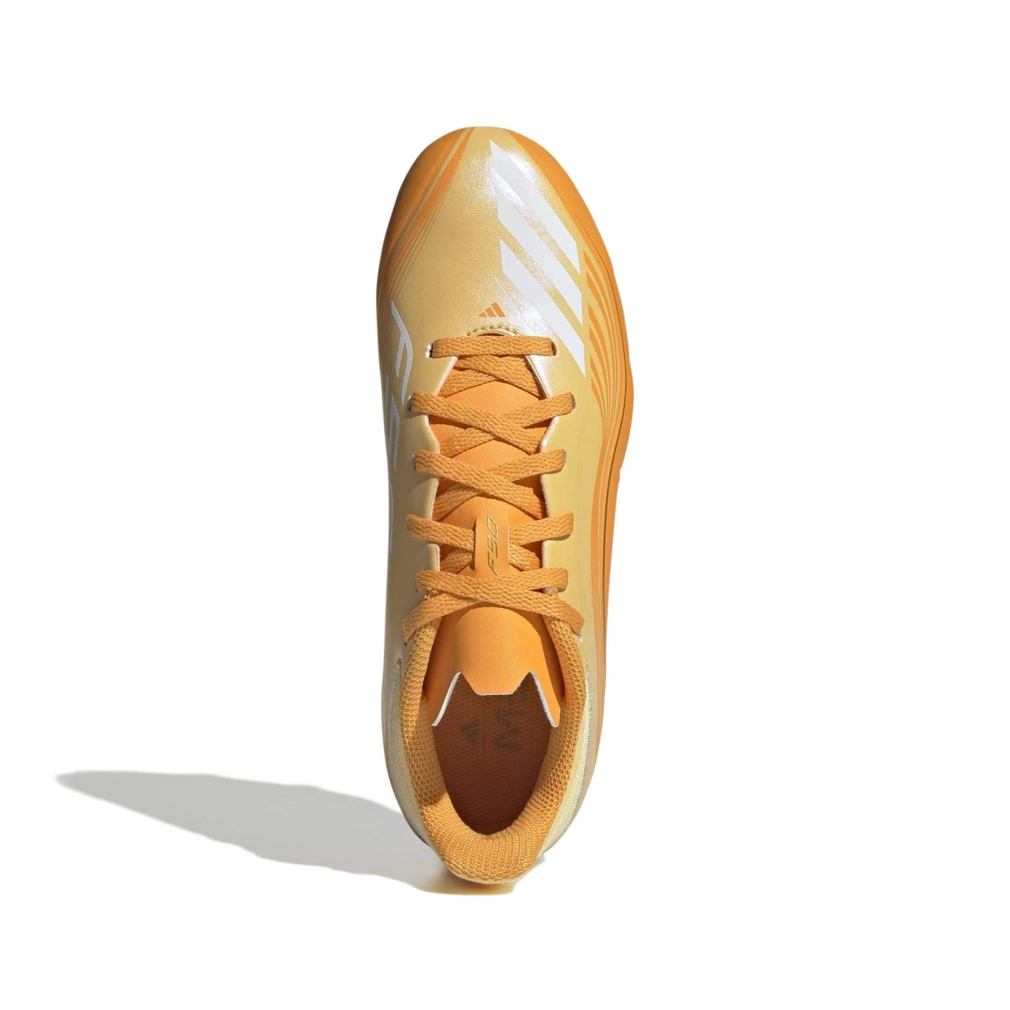 adidas Junior F50 Messi League Firm/Multi Ground Soccer Cleats - Messi Hora Dorada Pack (SP26)