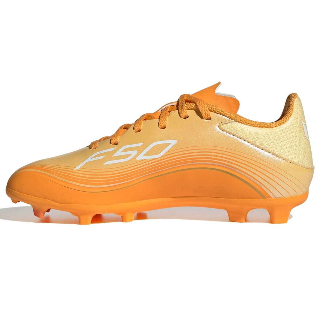 adidas Junior F50 Messi League Firm/Multi Ground Soccer Cleats - Messi Hora Dorada Pack (SP26)