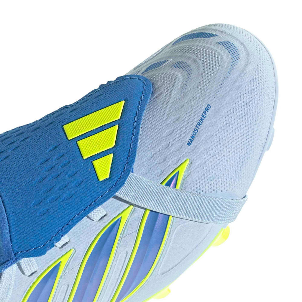 adidas Junior Predator Elite Fold-Over Tongue Firm Ground Soccer Cleats - Ice Cold Precision Pack (SP26)