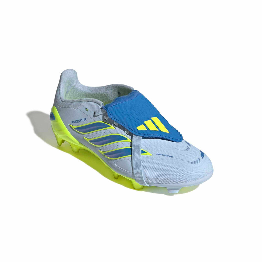 adidas Junior Predator Elite Fold-Over Tongue Firm Ground Soccer Cleats - Ice Cold Precision Pack (SP26)