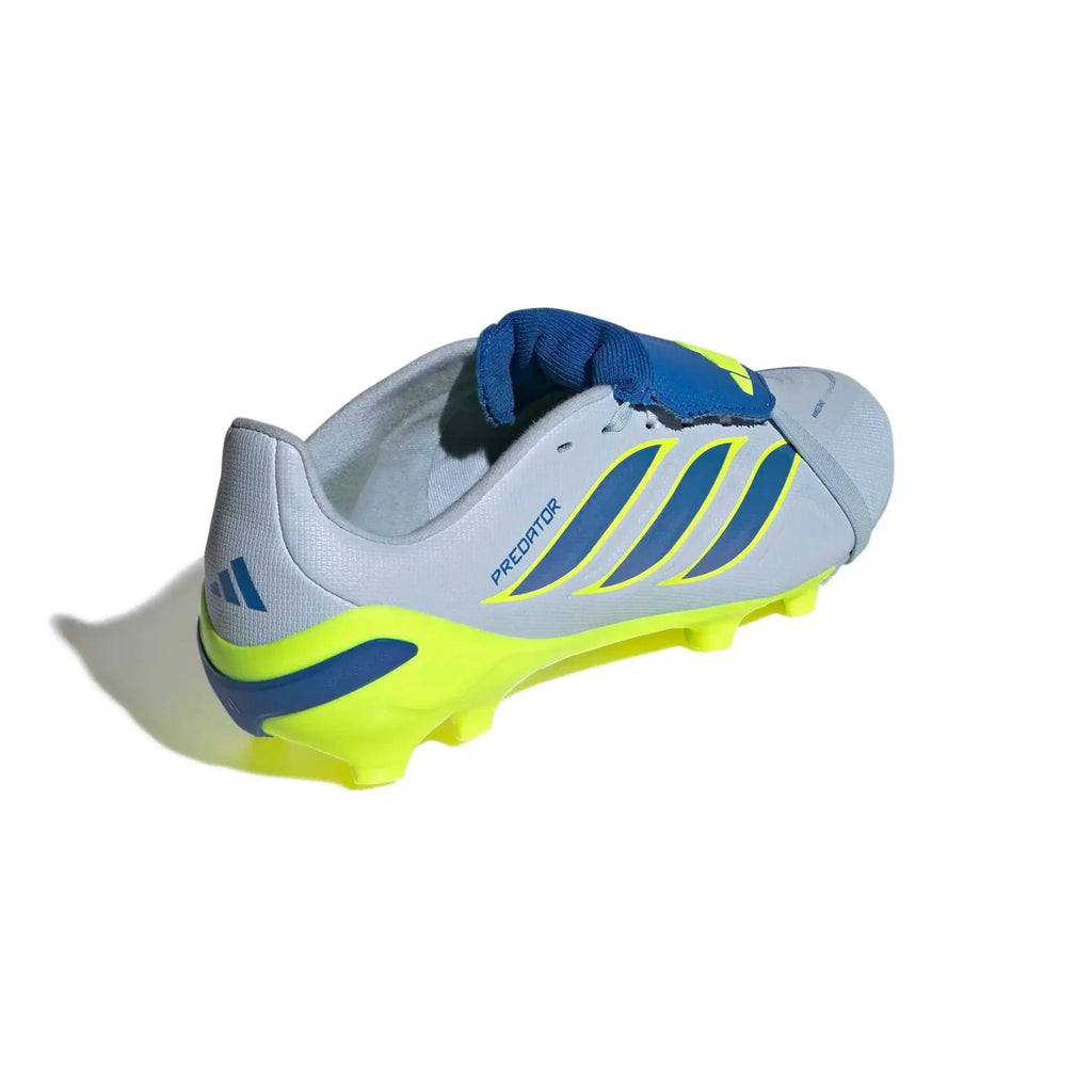 adidas Junior Predator League Fold-Over Tongue Firm Ground Soccer Cleats - Ice Cold Precision Pack (SP26)