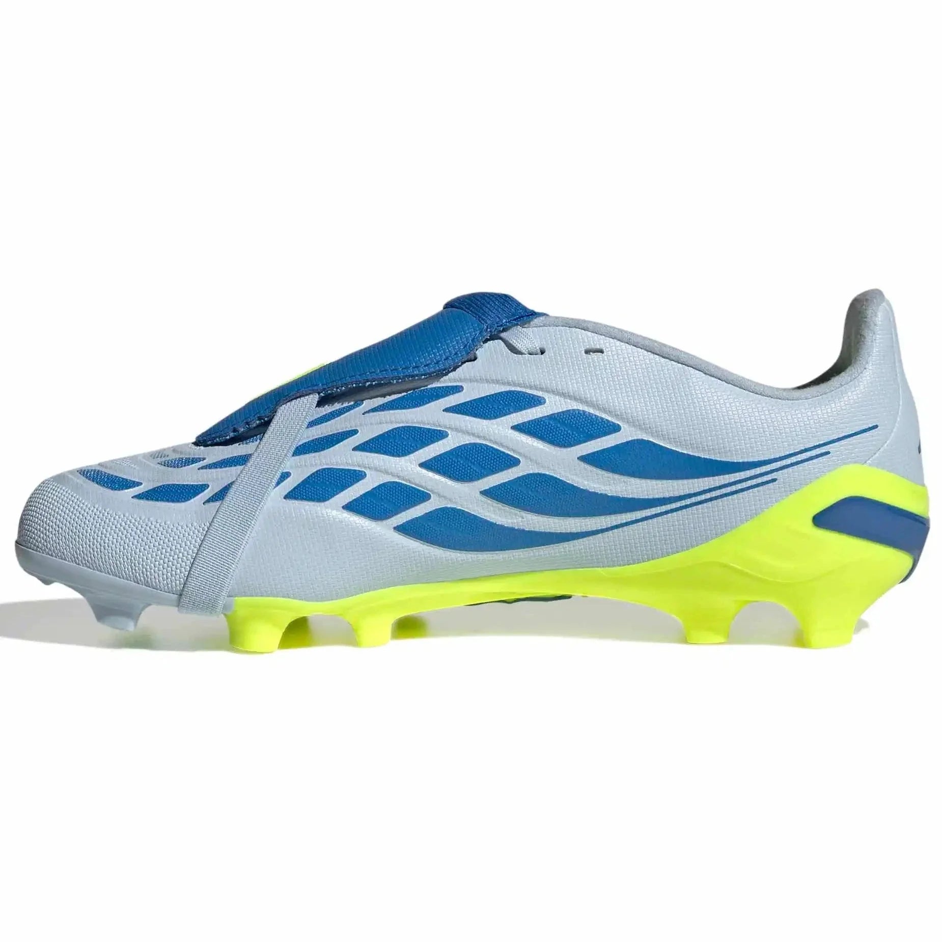adidas Junior Predator League Fold-Over Tongue Firm Ground Soccer Cleats - Ice Cold Precision Pack (SP26)