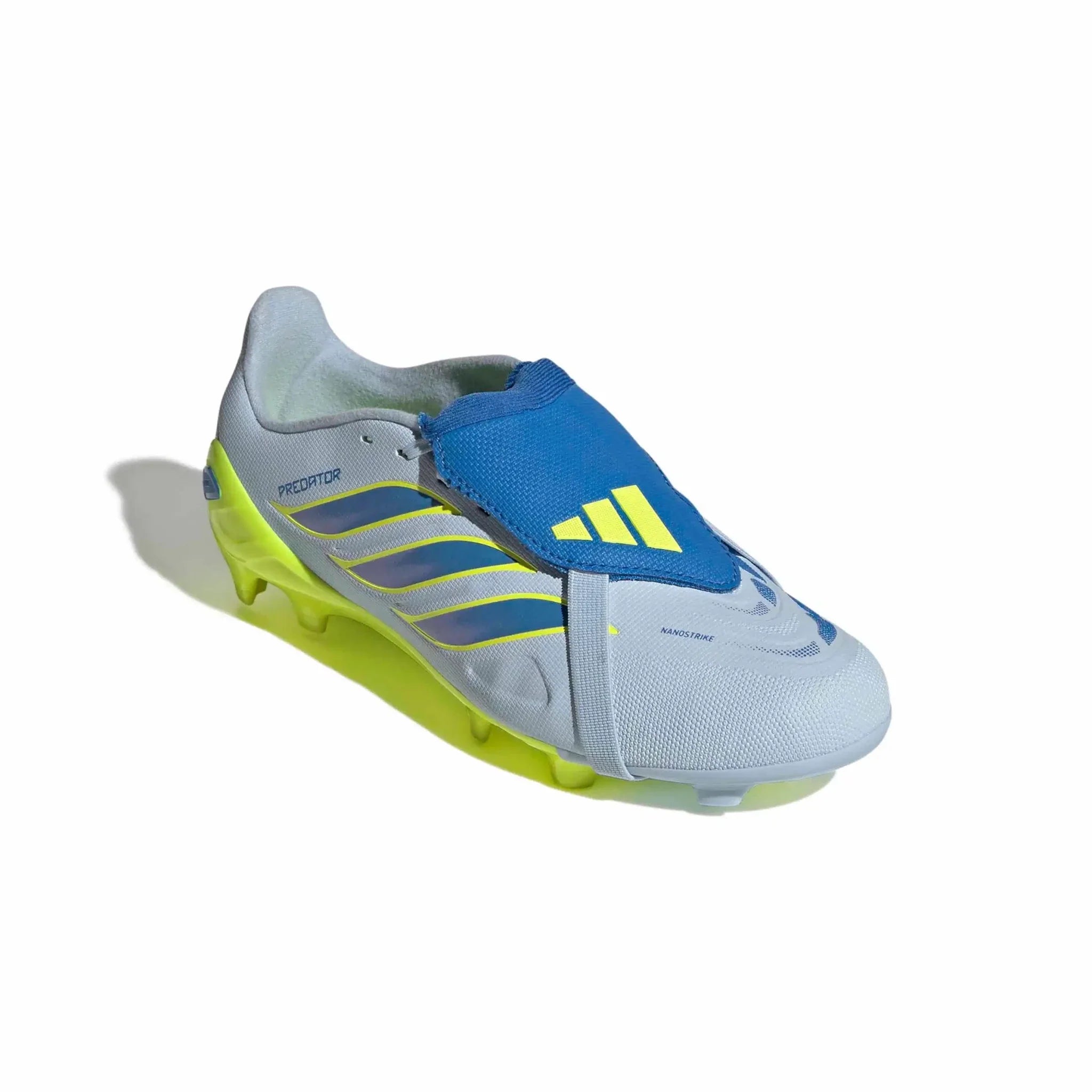 adidas Junior Predator League Fold-Over Tongue Firm Ground Soccer Cleats - Ice Cold Precision Pack (SP26)
