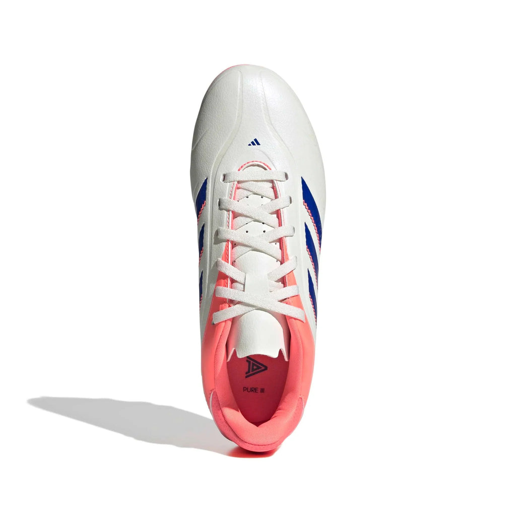 adidas Kids Copa Pure III Club Firm/Multi Ground Soccer Cleats - Coral Blaze Pack (FA25)