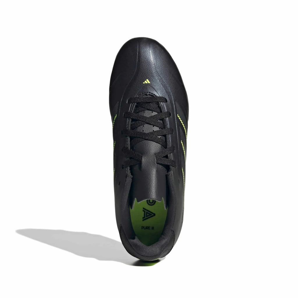 adidas Kids Copa Pure III Club Firm/Multi Ground Soccer Cleats - Electric Stealth Pack (FA25)