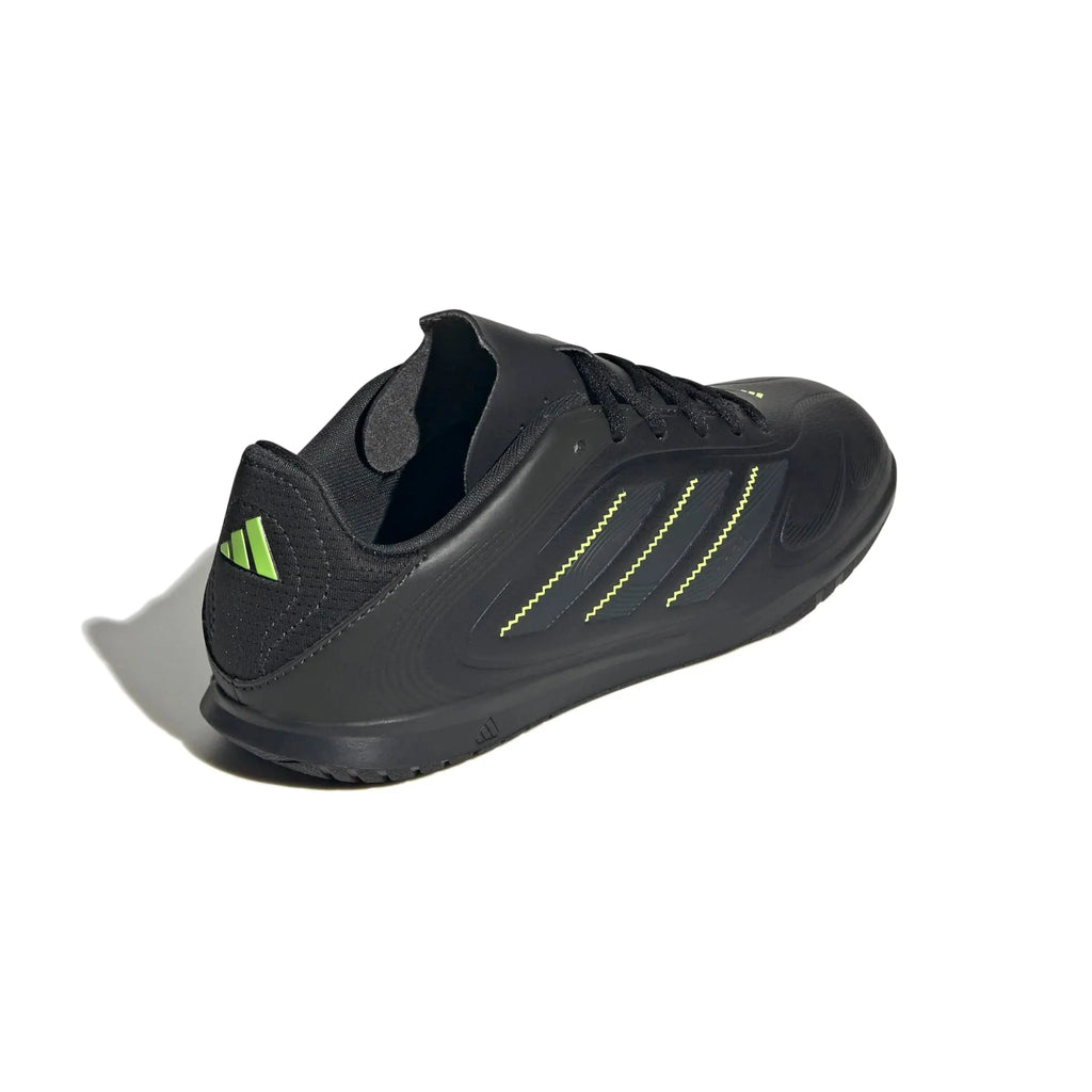 adidas Kids Copa Pure III Club Indoor Soccer Shoes - Electric Stealth Pack (FA25)