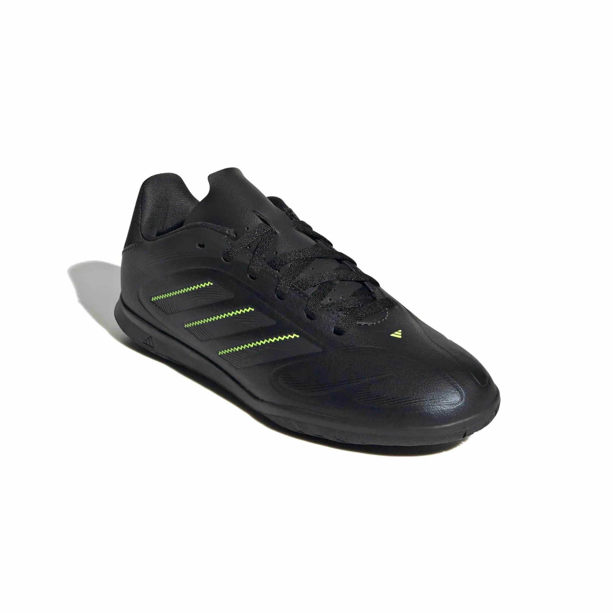 adidas Kids Copa Pure III Club Indoor Soccer Shoes - Electric Stealth Pack (FA25)