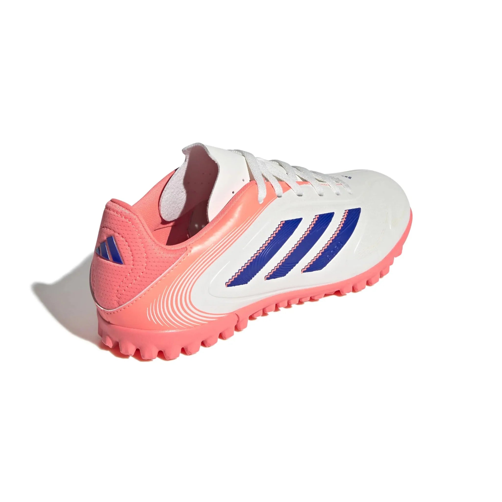adidas Kids Copa Pure III Club Turf Soccer Shoes - Coral Blaze Pack (FA25)