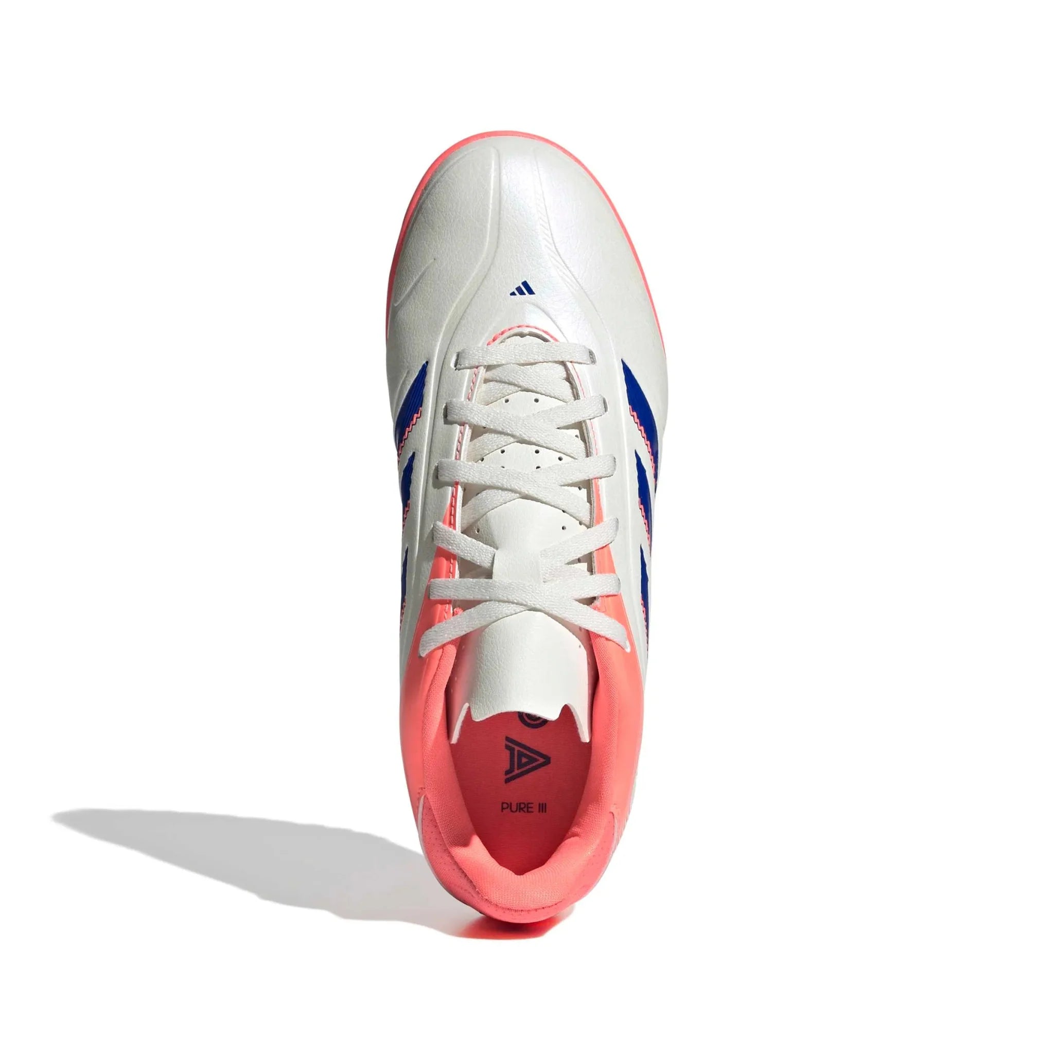 adidas Kids Copa Pure III Club Turf Soccer Shoes - Coral Blaze Pack (FA25)