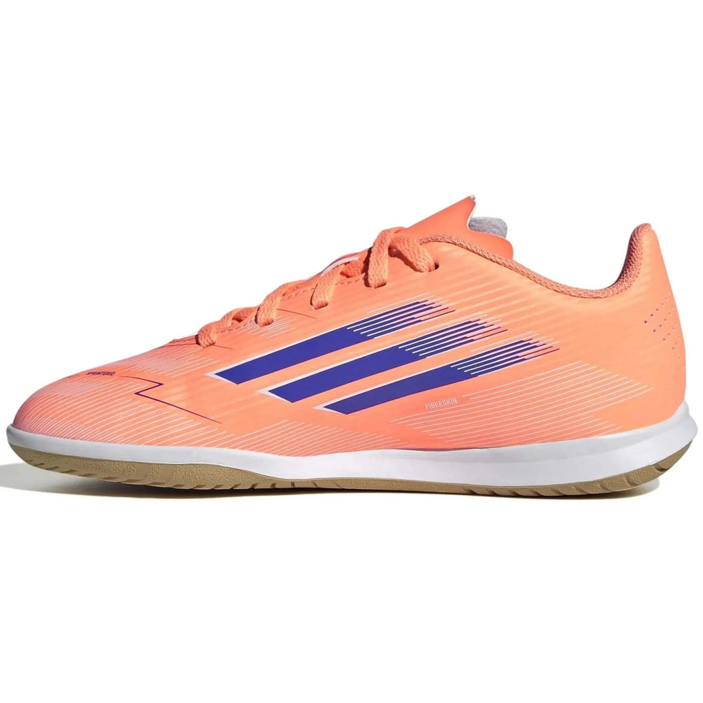 adidas Kids F50 Club Indoor Soccer Shoes - Coral Blaze Pack (FA25)