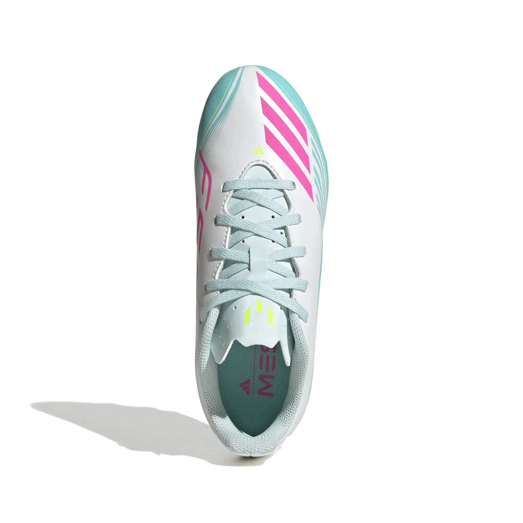 adidas Kids F50 Messi Club Firm/Multi Ground Soccer Cleats - Messi Aurora Radiante Pack (SP26)