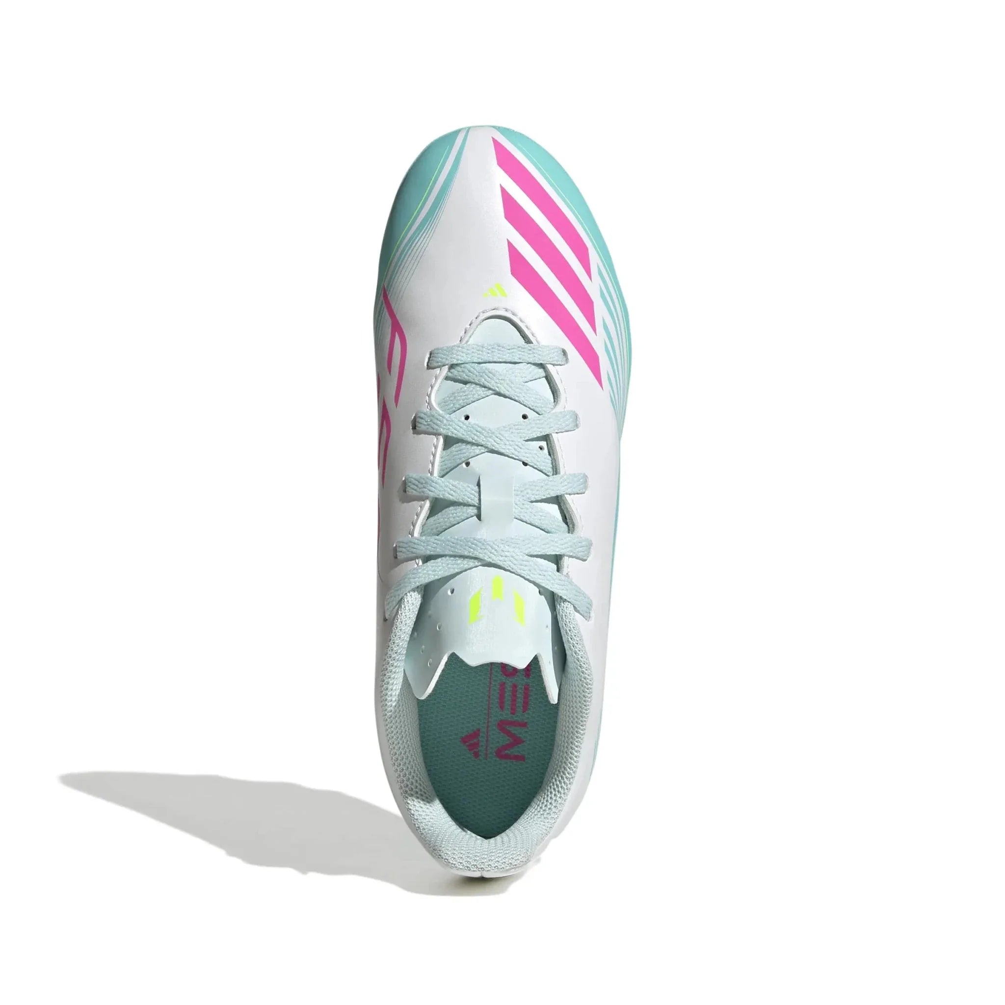 adidas Kids F50 Messi Club Firm/Multi Ground Soccer Cleats - Messi Aurora Radiante Pack (SP26)