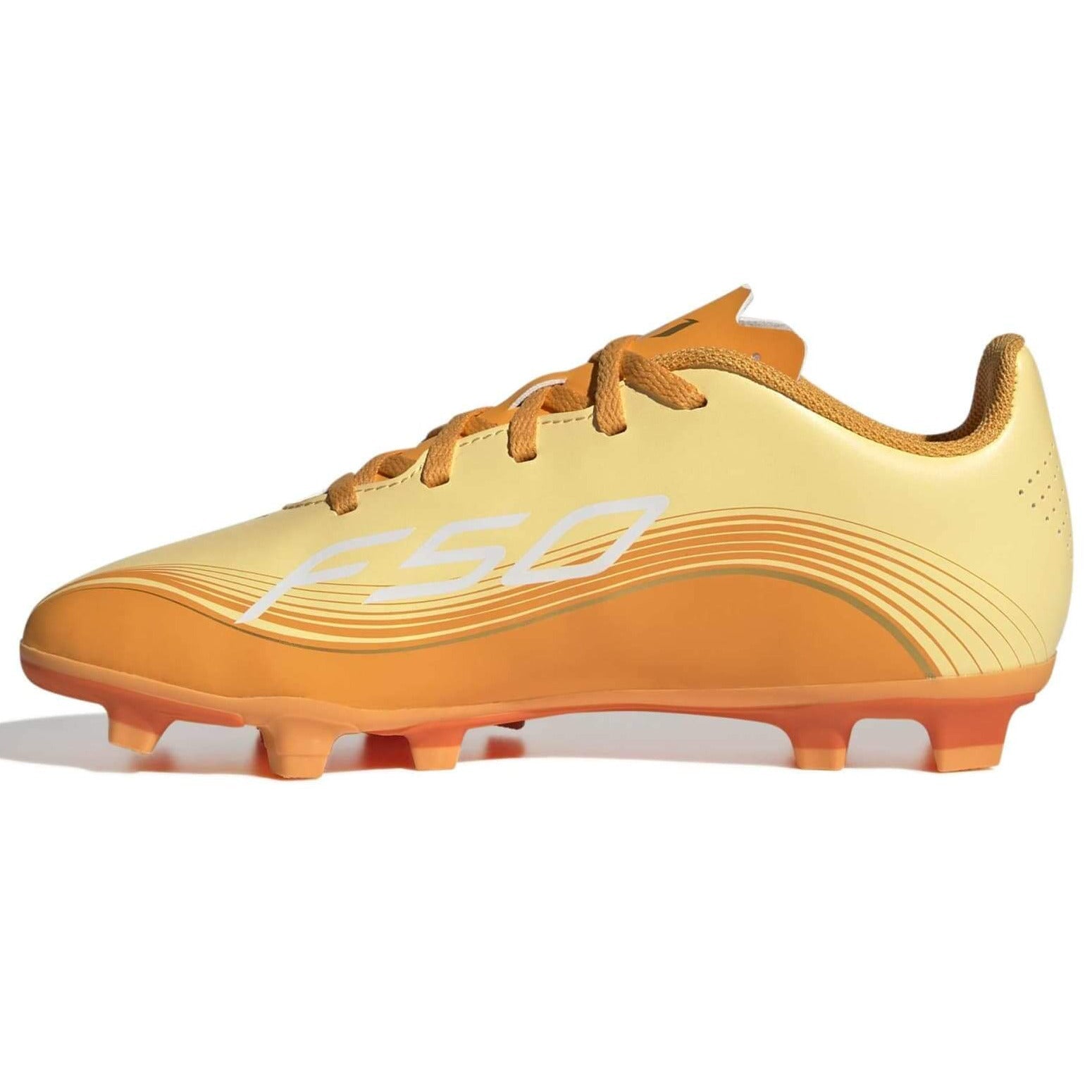 adidas Kids F50 Messi Club Firm/Multi Ground Soccer Cleats - Messi Hora Dorada Pack (SP26)