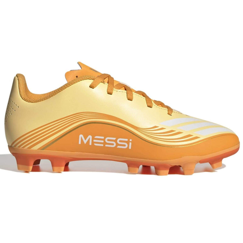 adidas Kids F50 Messi Club Firm/Multi Ground Soccer Cleats - Messi Hora Dorada Pack (SP26)