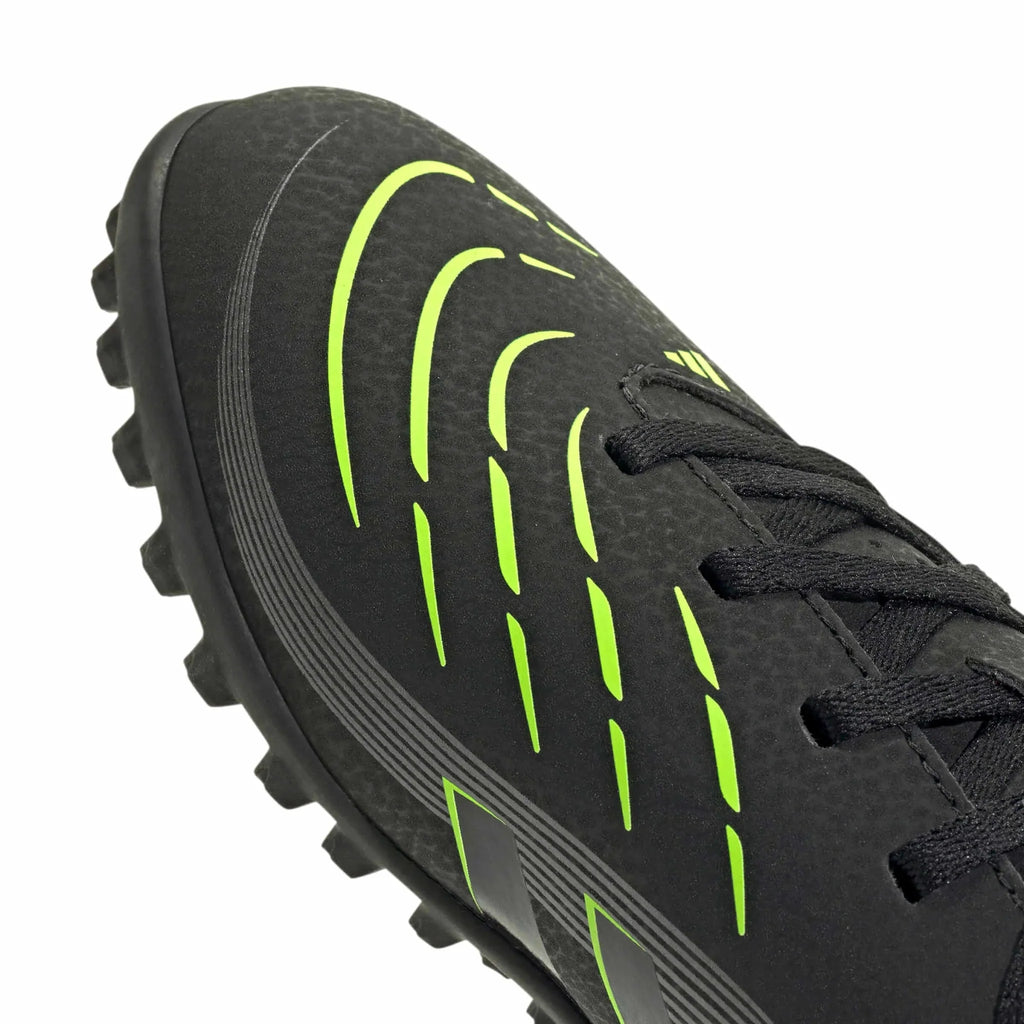 adidas Kids Predator Club Turf Soccer Shoes - Electric Stealth Pack (FA25)
