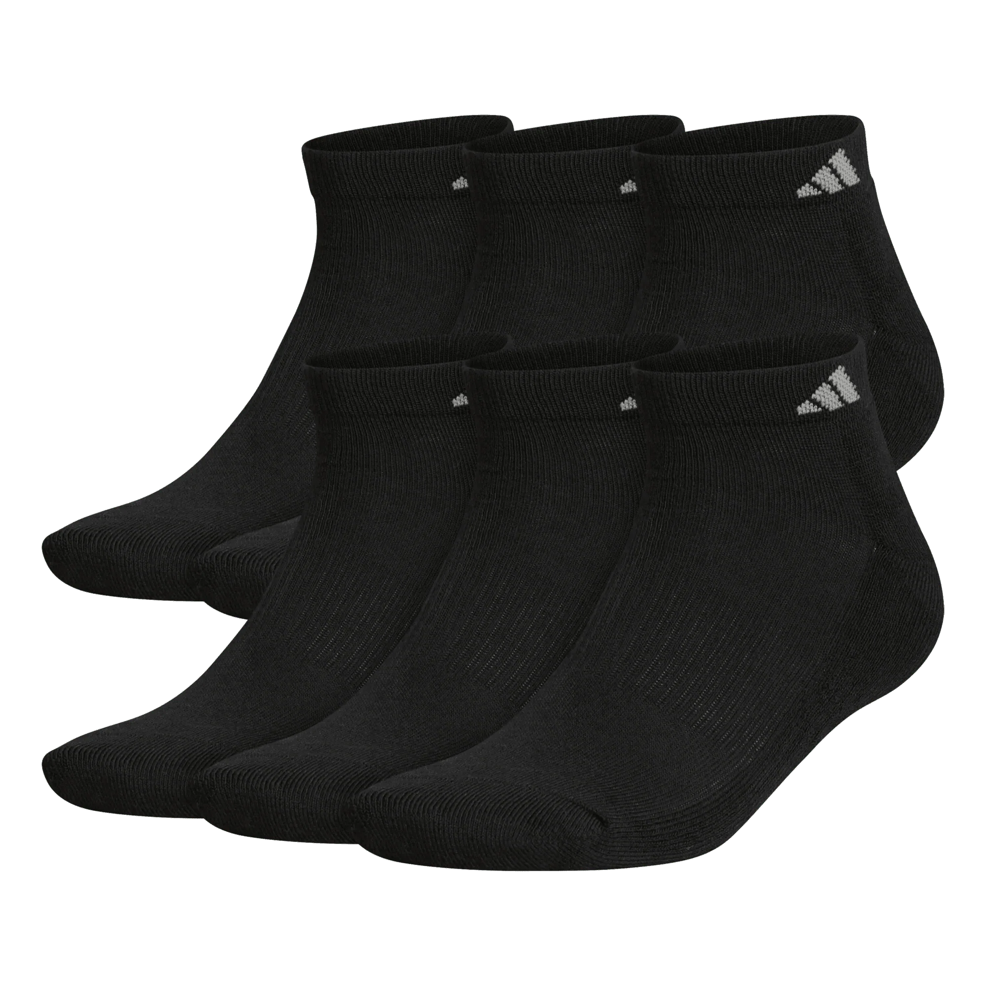 adidas Men's Athletic Cushioned 6-Pack Low-Cut Socks