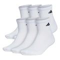 adidas Men's Athletic Cushioned 6-Pack Quarter Socks