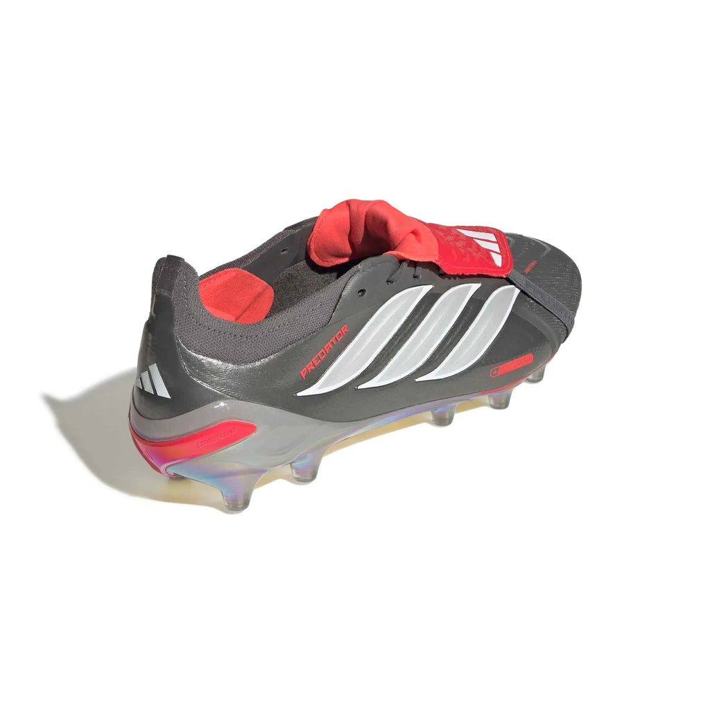 adidas Predator Elite Fold-Over Tongue Artificial Grass Soccer Cleats - Finishers Steel Pack (SP26)