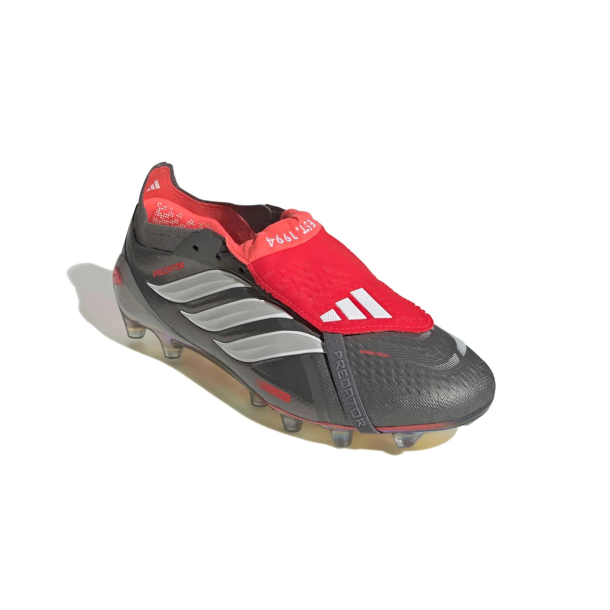 adidas Predator Elite Fold-Over Tongue Artificial Grass Soccer Cleats - Finishers Steel Pack (SP26)
