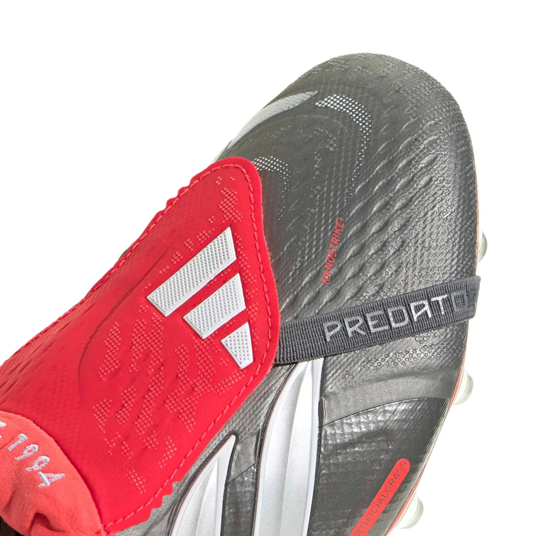 adidas Predator Elite Fold-Over Tongue Artificial Grass Soccer Cleats - Finishers Steel Pack (SP26)