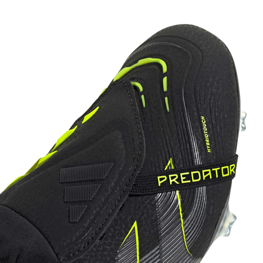 adidas Predator Elite Fold-Over Tongue Firm Ground Soccer Cleats - Electric Stealth Pack (FA25)