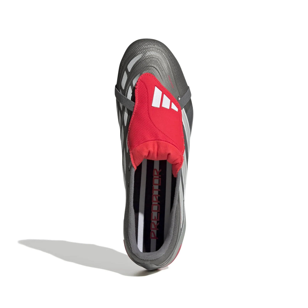 adidas Predator League Fold-Over Tongue Firm Ground Soccer Cleats - Finishers Steel Pack (SP26)