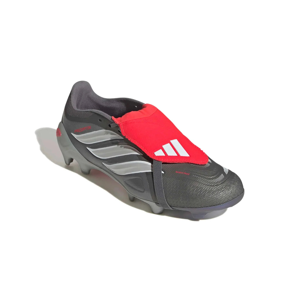 adidas Predator League Fold-Over Tongue Firm Ground Soccer Cleats - Finishers Steel Pack (SP26)