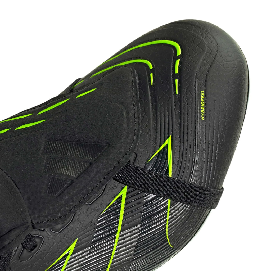 adidas Predator League Fold-Over Tongue Firm/Multi Ground Soccer Cleats - Electric Stealth Pack (FA25)