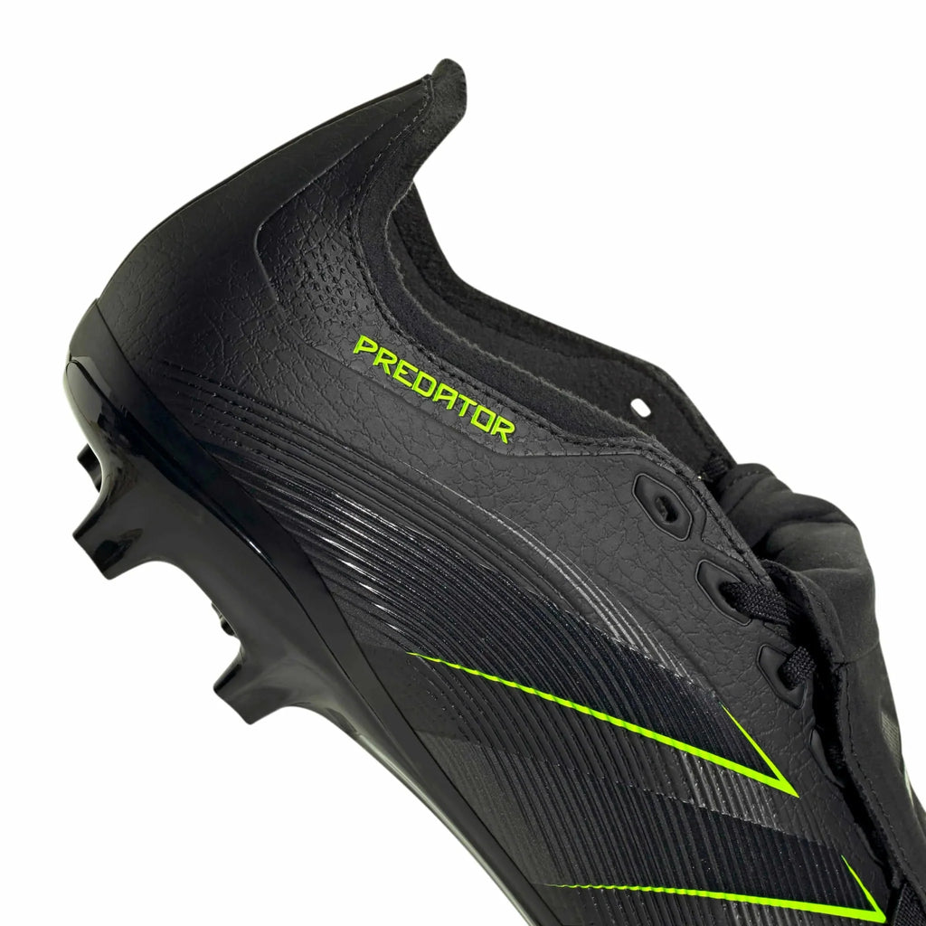adidas Predator League Fold-Over Tongue Firm/Multi Ground Soccer Cleats - Electric Stealth Pack (FA25)