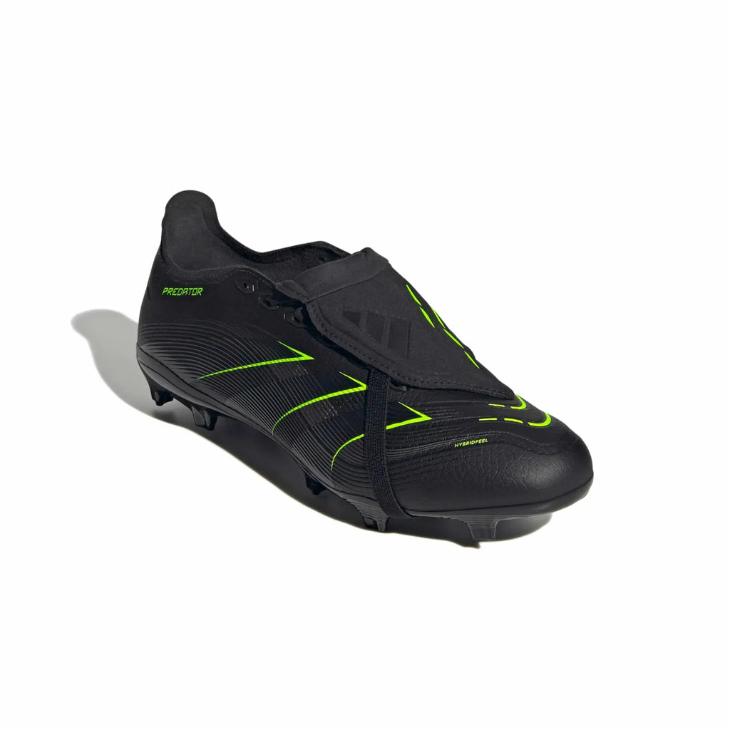 adidas Predator League Fold-Over Tongue Firm/Multi Ground Soccer Cleats - Electric Stealth Pack (FA25)