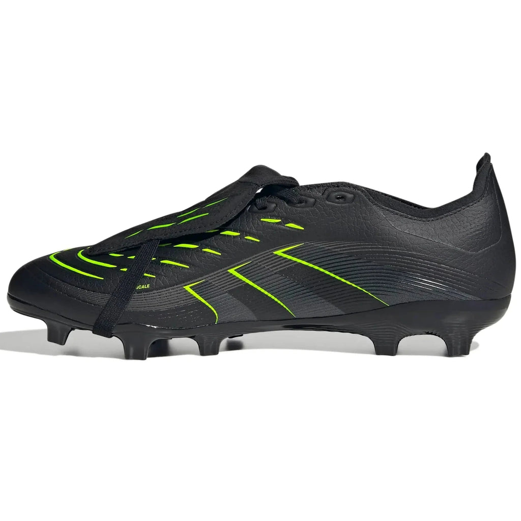 adidas Predator League Fold-Over Tongue Firm/Multi Ground Soccer Cleats - Electric Stealth Pack (FA25)