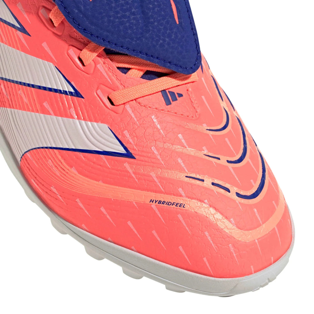 adidas Predator League Fold-Over Tongue Turf Soccer Shoes - Coral Blaze Pack (FA25)