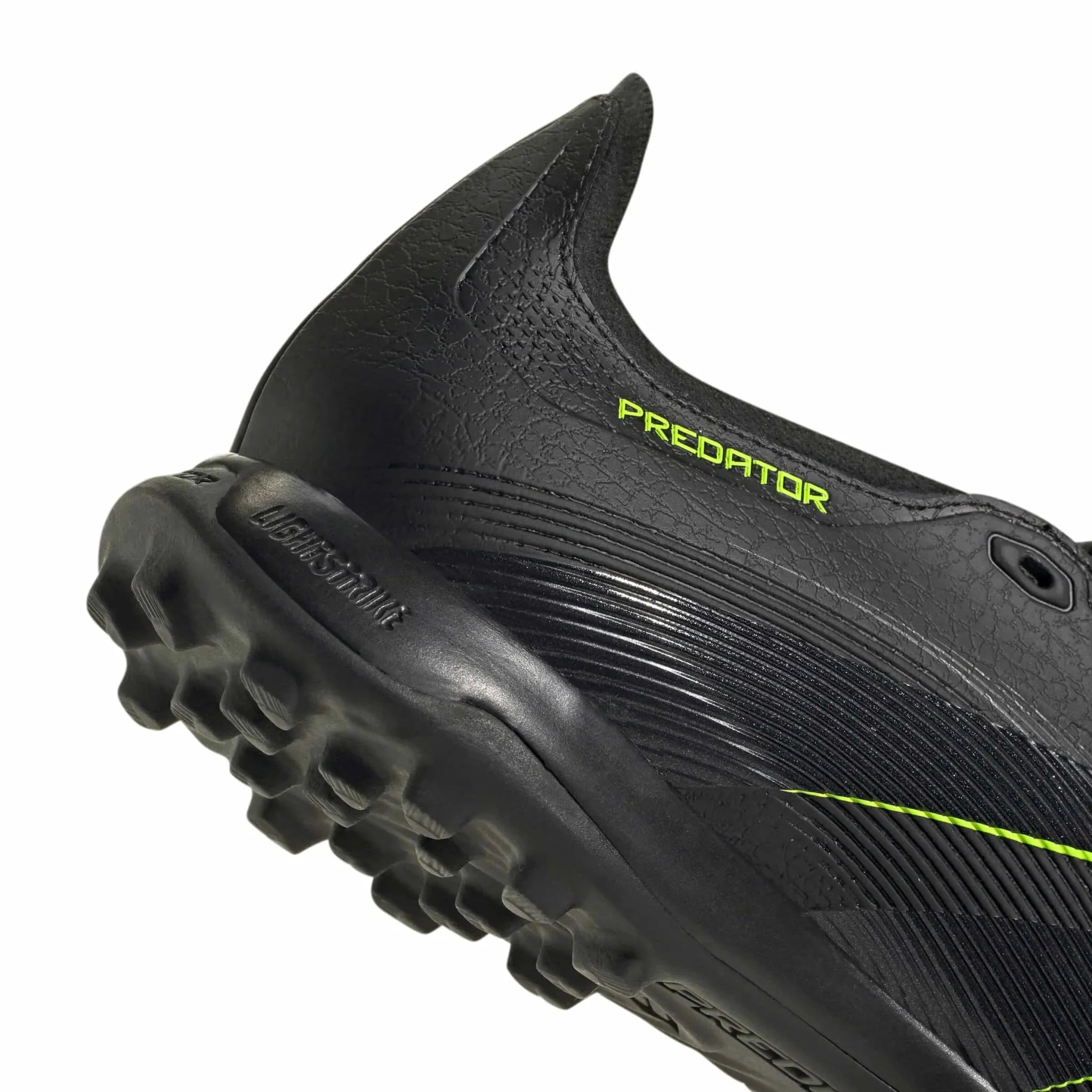 adidas Predator League Fold-Over Tongue Turf Soccer Shoes - Electric Stealth Pack (FA25)