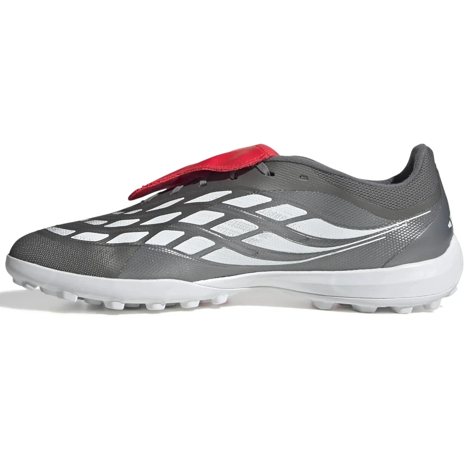 adidas Predator League Fold-Over Tongue Turf Soccer Shoes - Finishers Steel Pack (SP26)