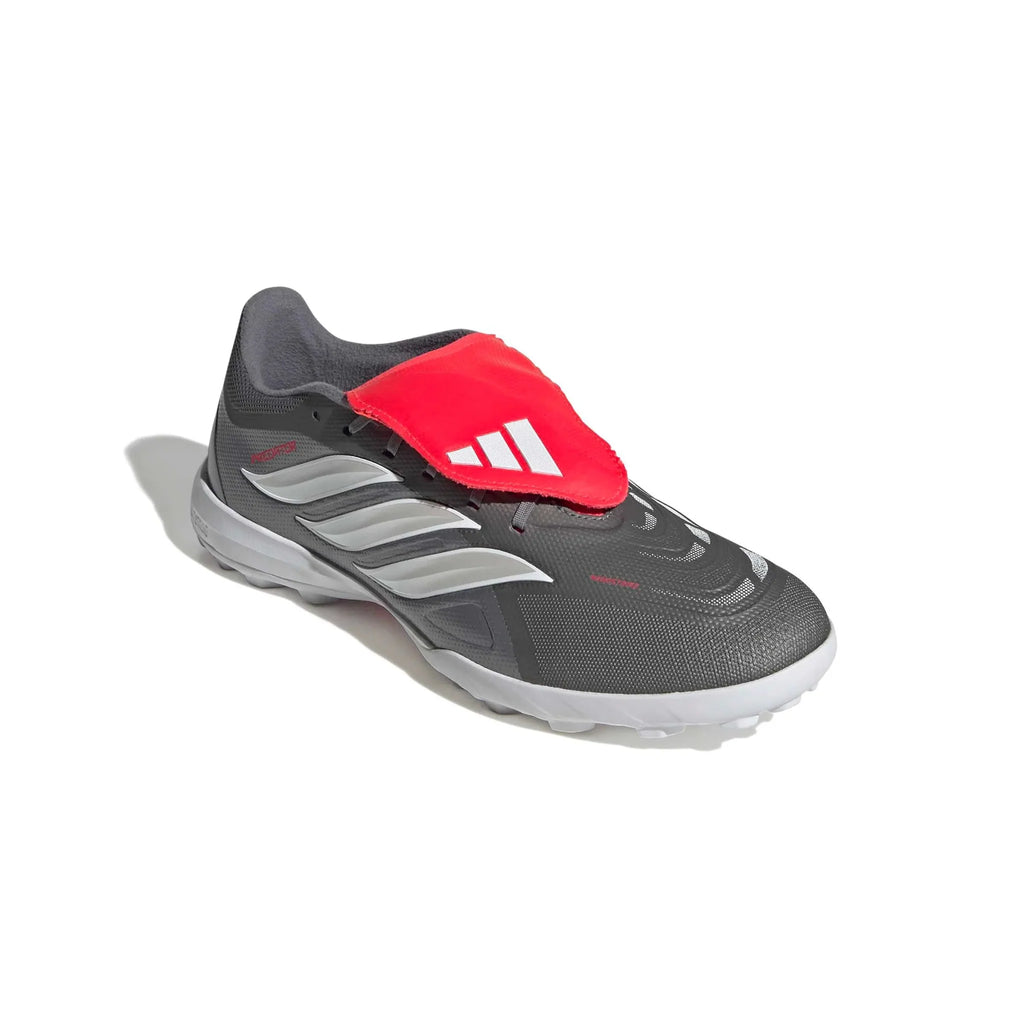adidas Predator League Fold-Over Tongue Turf Soccer Shoes - Finishers Steel Pack (SP26)