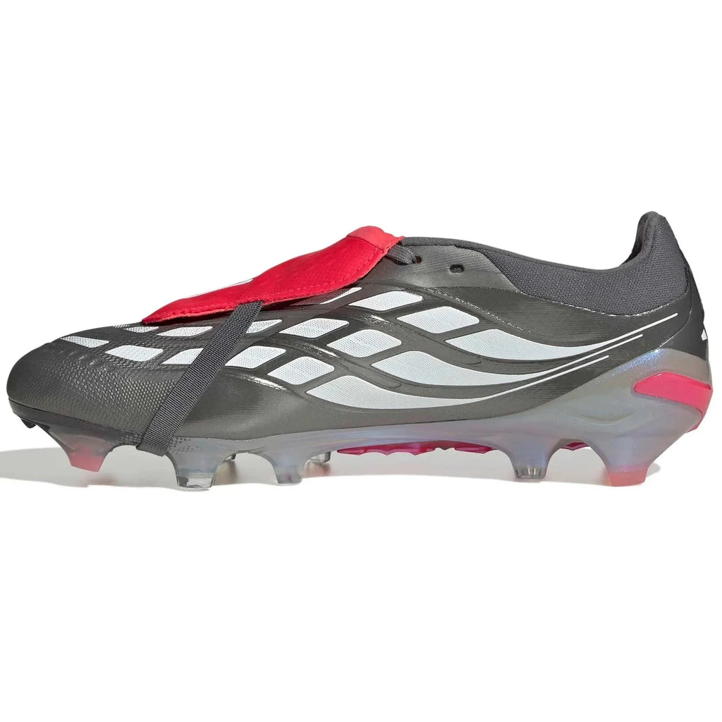adidas Predator Pro Fold-Over Tongue Firm Ground Soccer Cleats - Finishers Steel Pack (SP26)