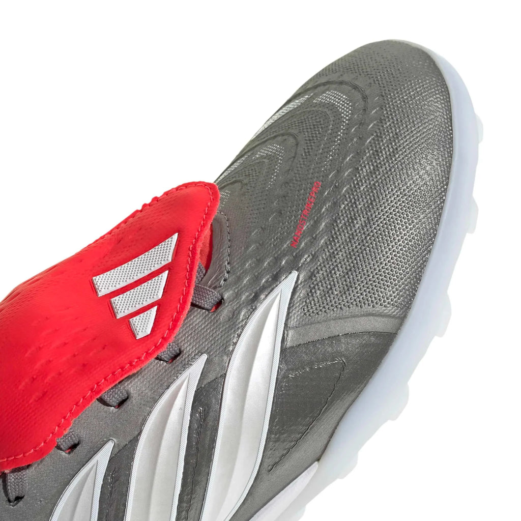 adidas Predator Pro Fold-Over Tongue Turf Soccer Shoes - Finishers Steel Pack (SP26)