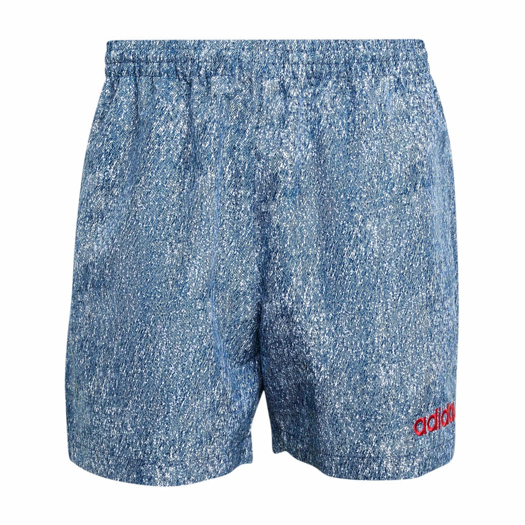 adidas USA Men's Denim Graphic Shorts