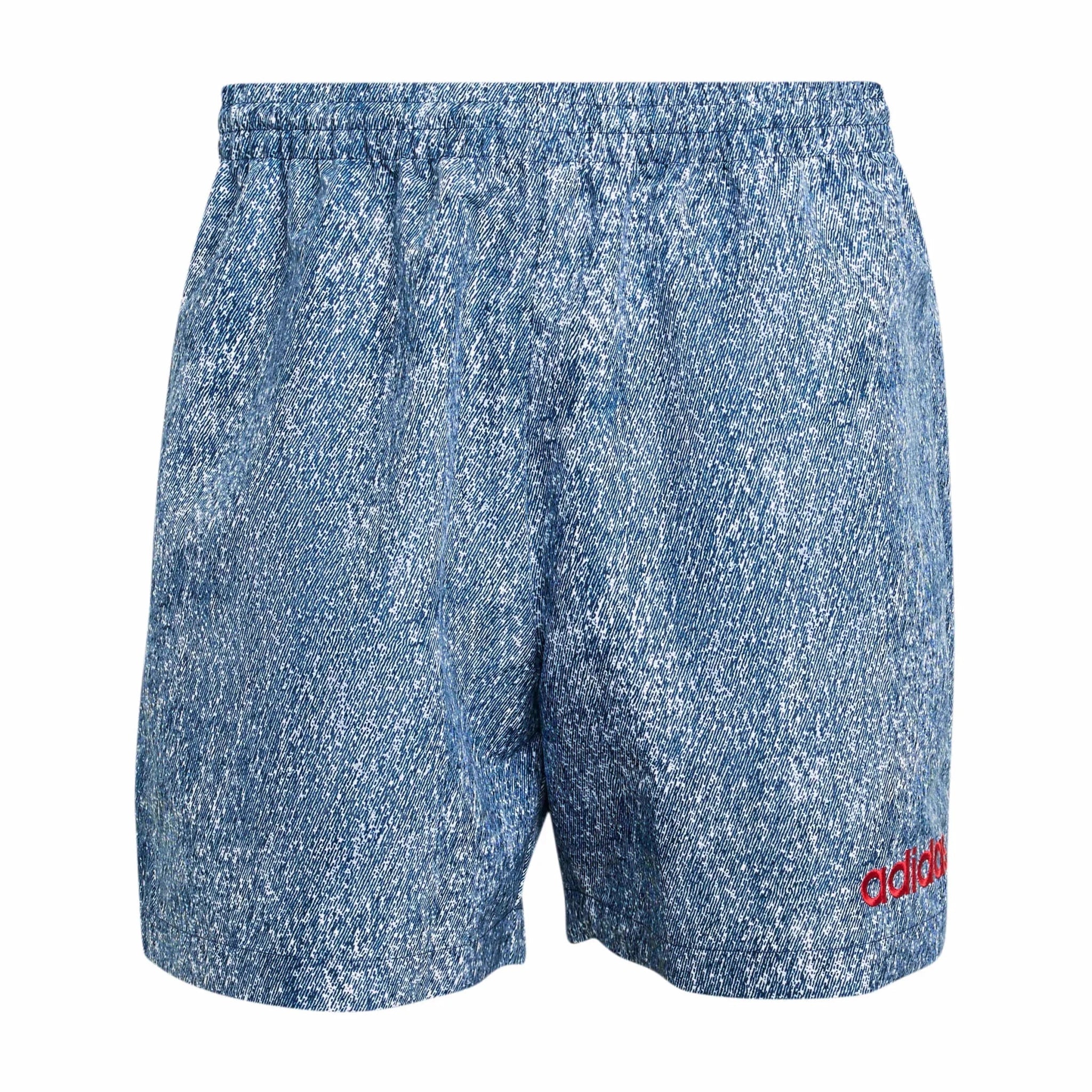 adidas USA Men's Denim Graphic Shorts
