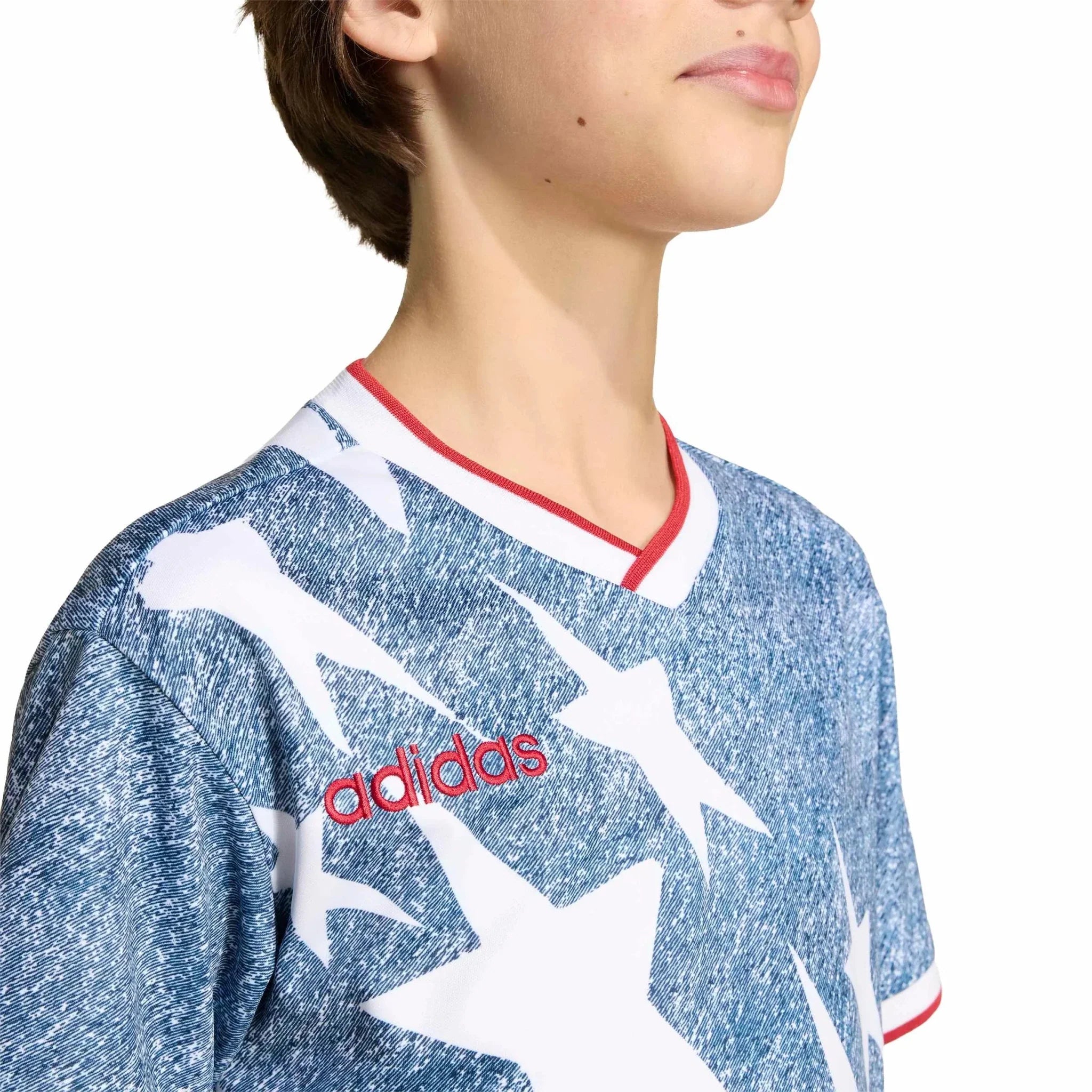adidas USA Youth Denim Graphic Jersey