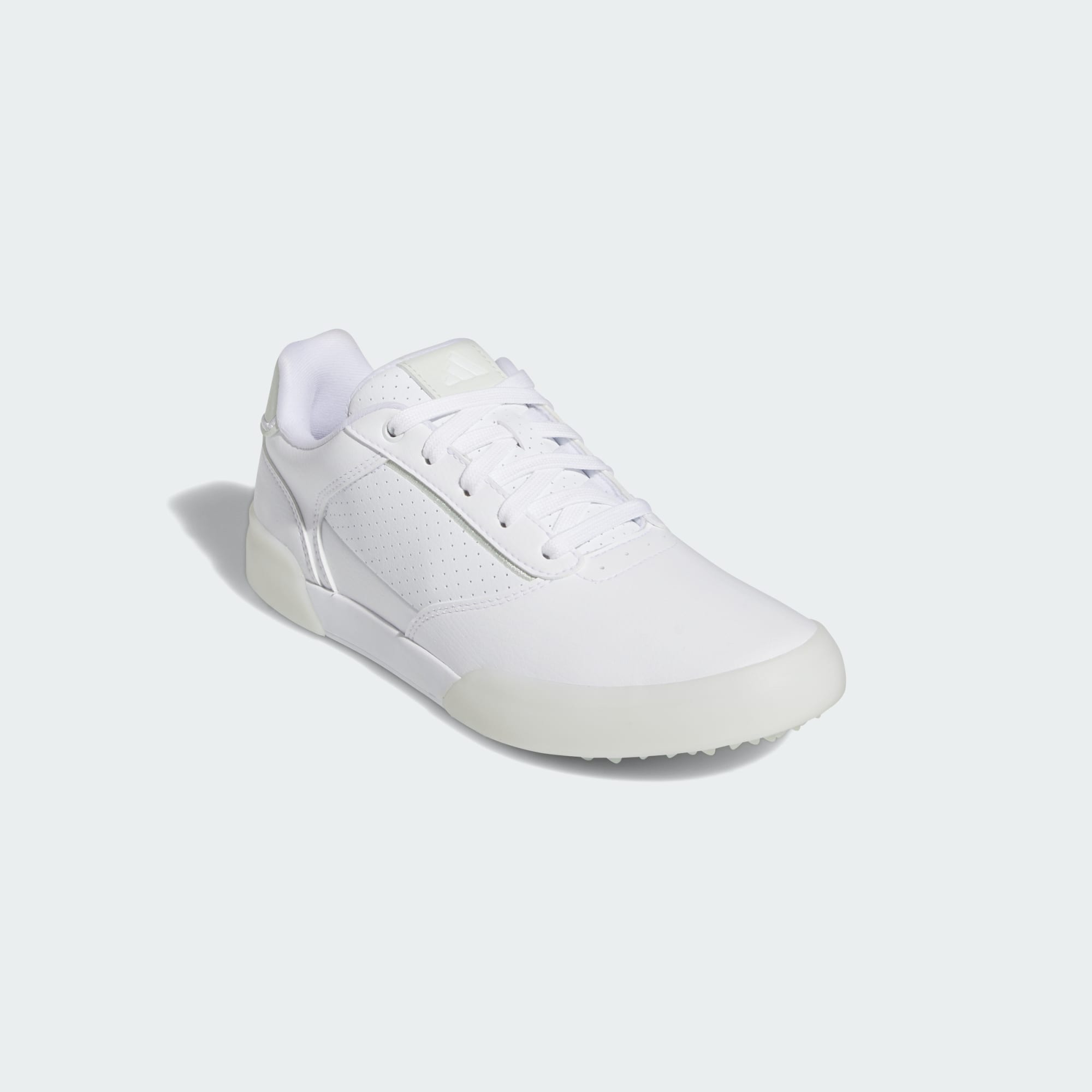 Adidas Women Adicross Retro Spikeless Golf Shoes - White-Grey 6.5