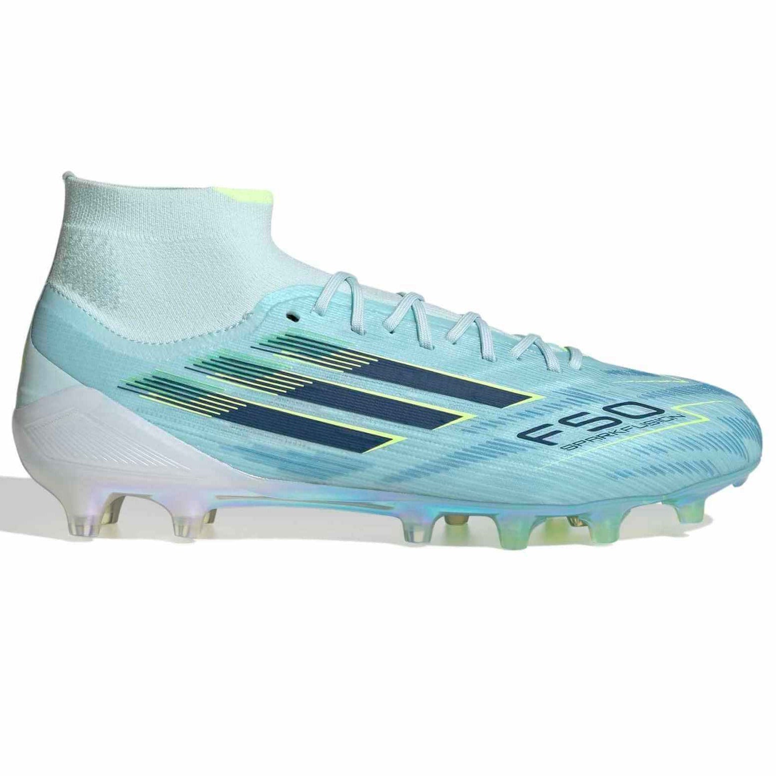 adidas Women's F50 Sparkfusion Elite Firm/Artificial Ground Soccer Cleats - Ice Cold Precision Pack (SP26)