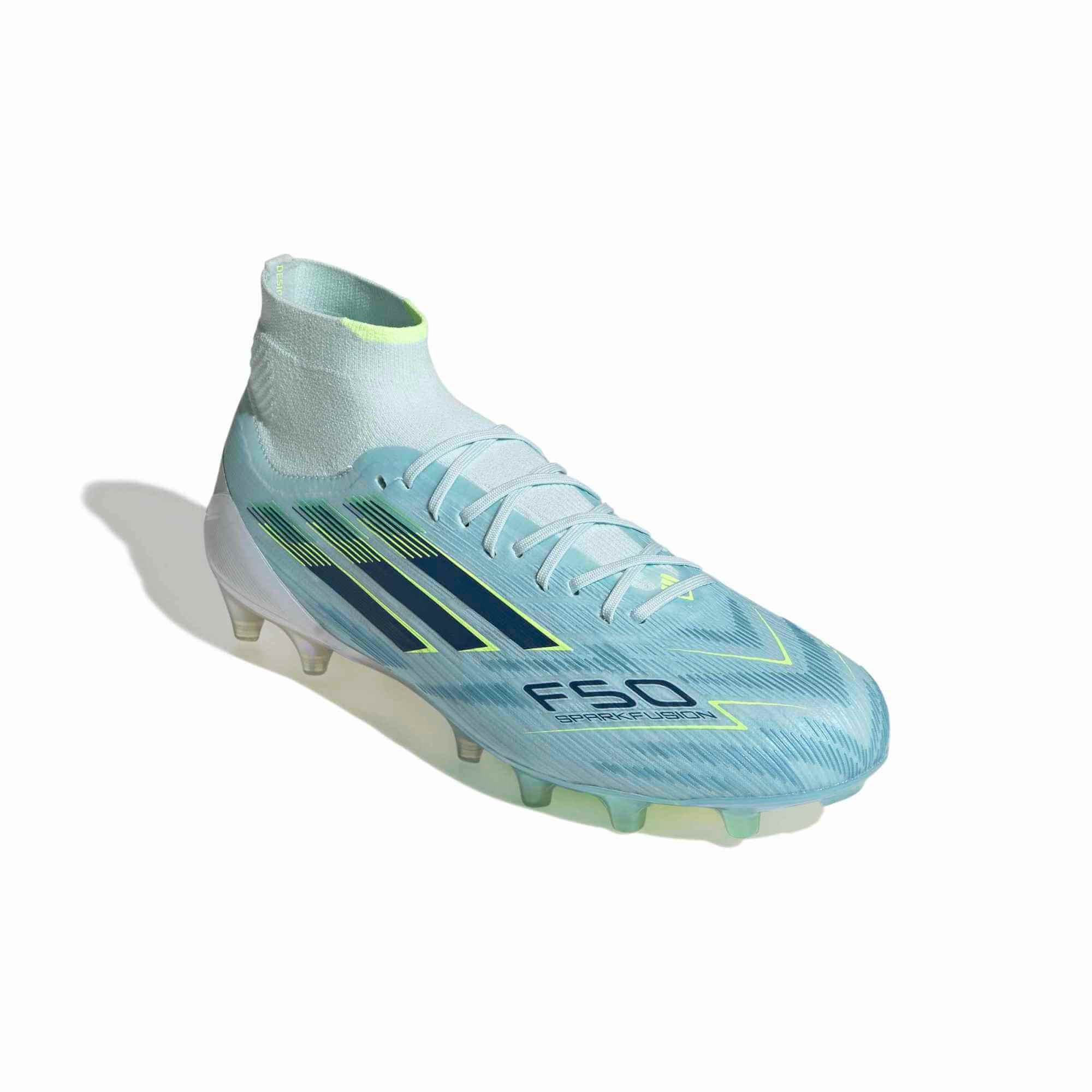 adidas Women's F50 Sparkfusion Elite Firm/Artificial Ground Soccer Cleats - Ice Cold Precision Pack (SP26)