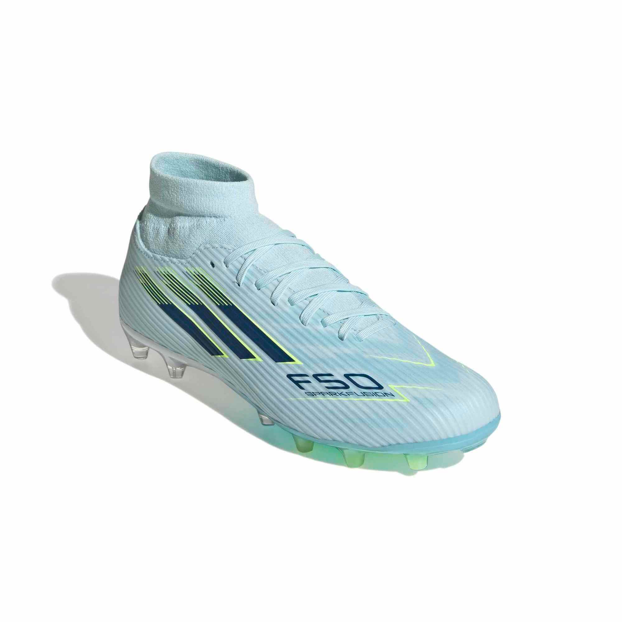 adidas Women's F50 Sparkfusion League Firm/Artificial Ground Soccer Cleats - Ice Cold Precision Pack (SP26)