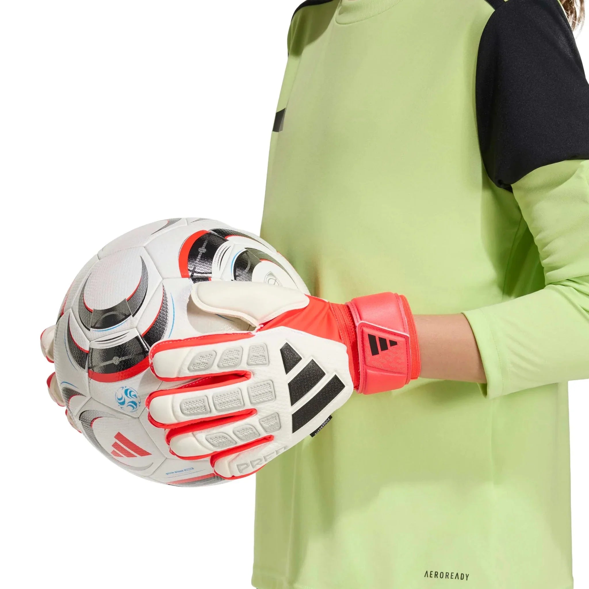 adidas Youth Predator GL Match Fingersave Goalkeeper Gloves