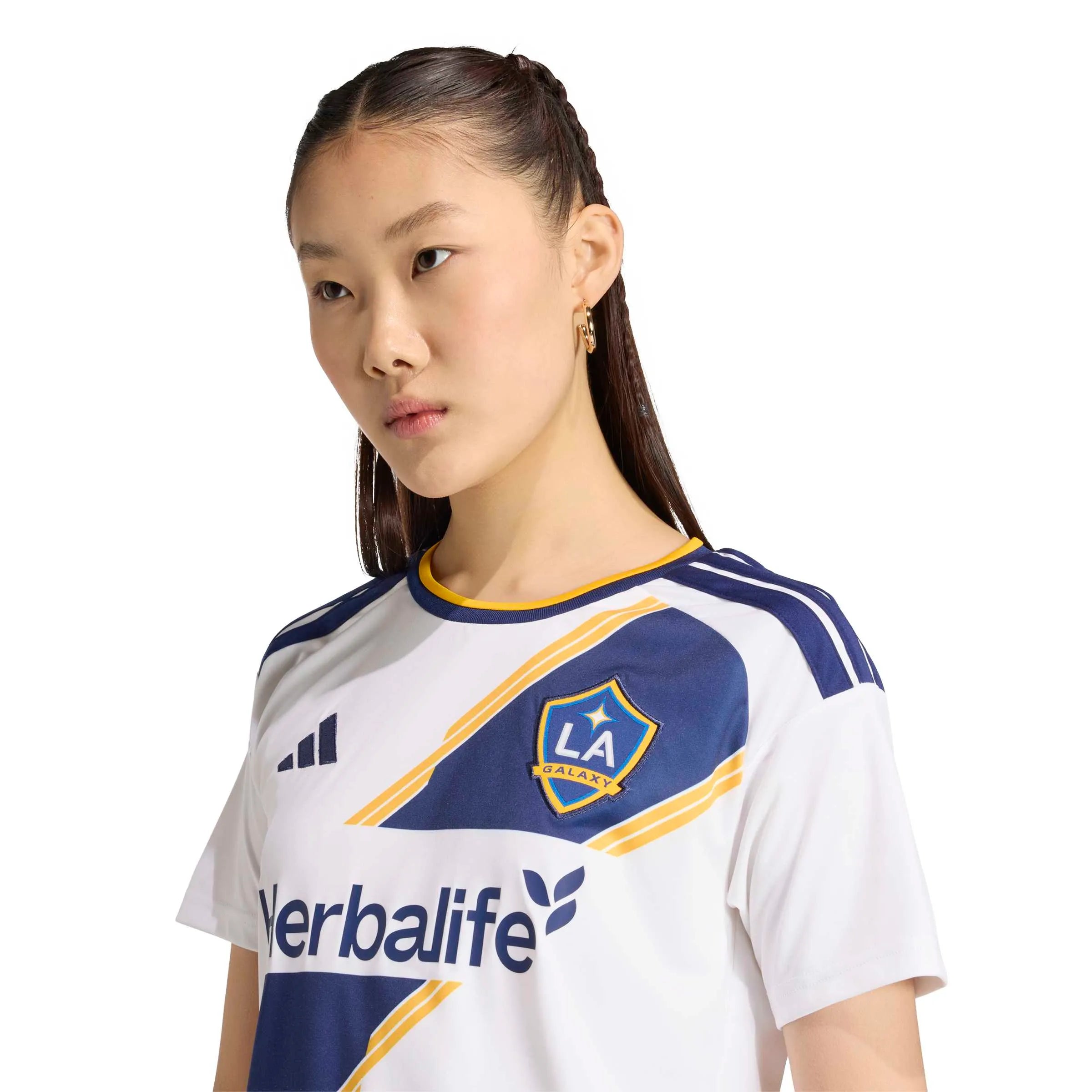 adidas 2026-27 LA Galaxy Women's Stadium Home Soccer Jersey