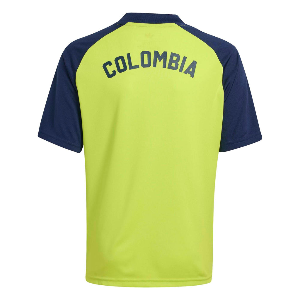 adidas 2026 Colombia Youth Away Pre-Match Soccer Jersey