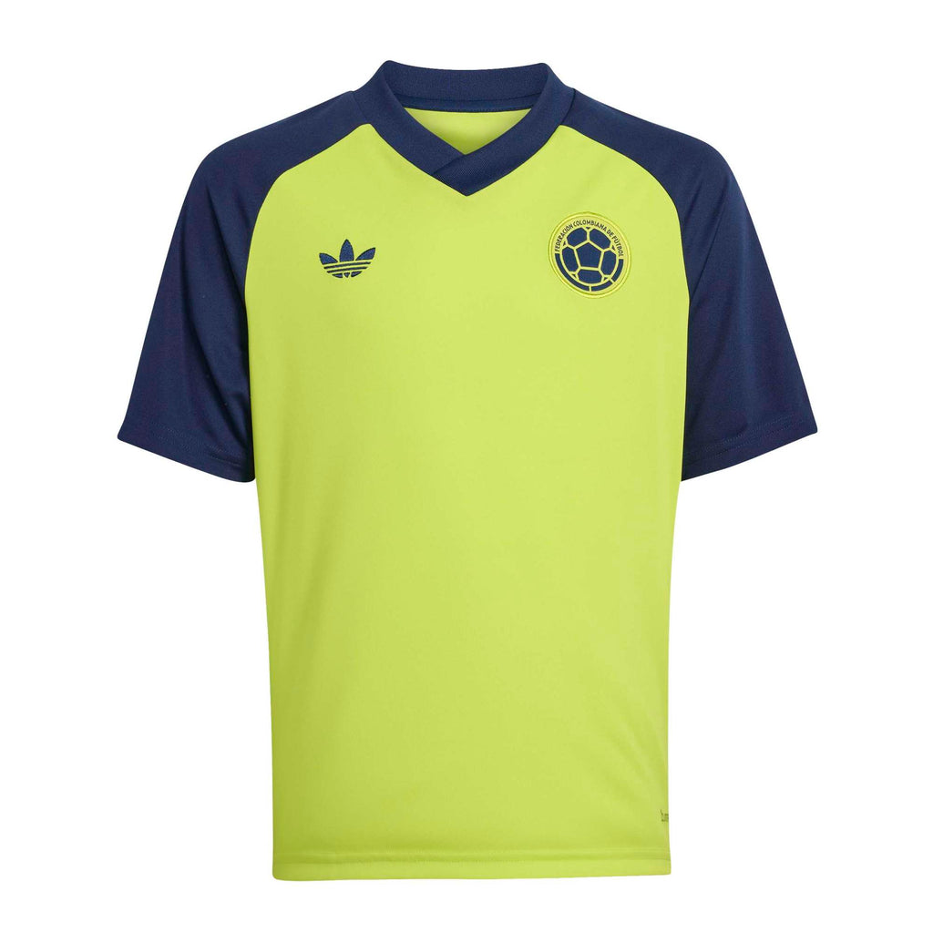adidas 2026 Colombia Youth Away Pre-Match Soccer Jersey